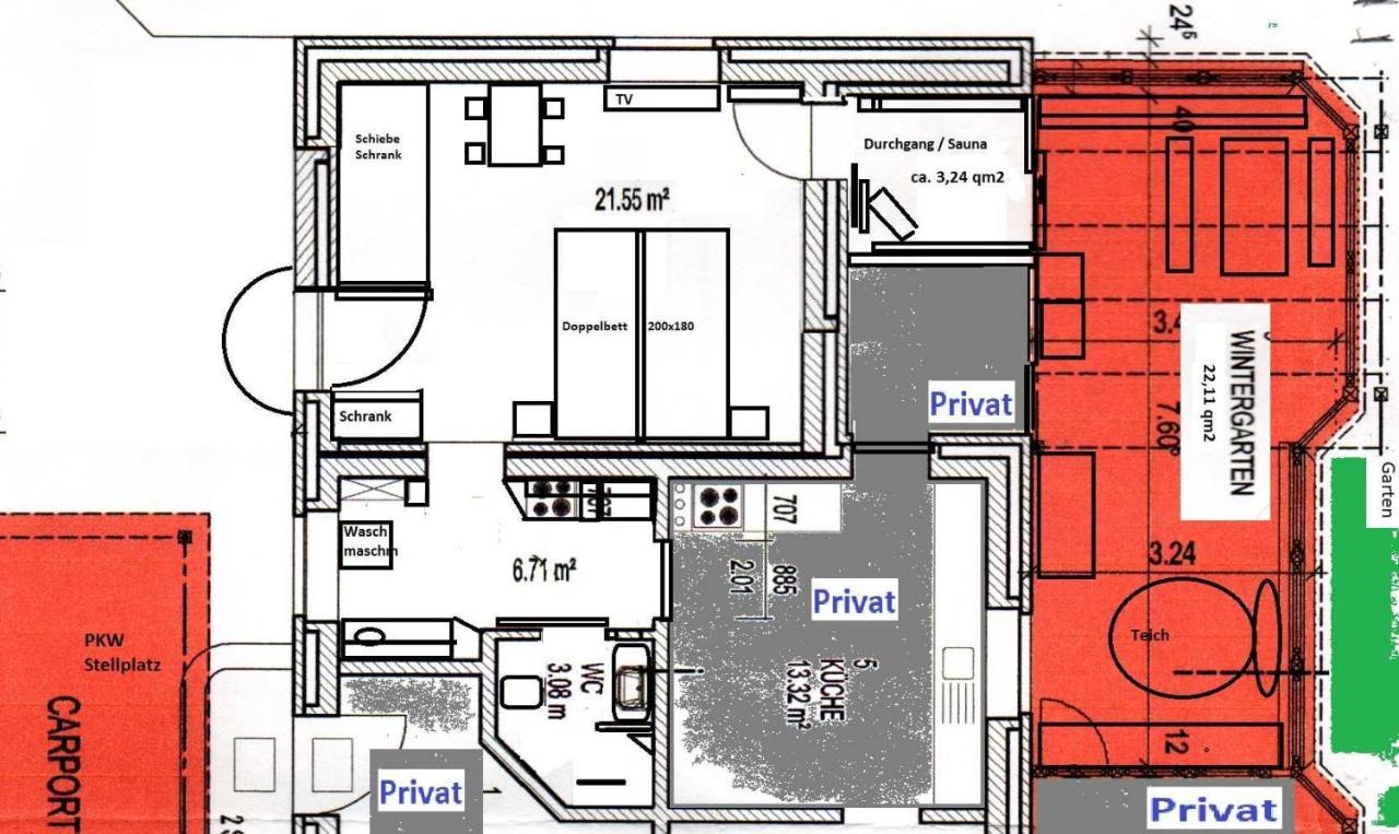 Kommod Stuv - Fewo Fuer 2 Personen Mit Wintergarten Und Sauna Langstedt Luaran gambar